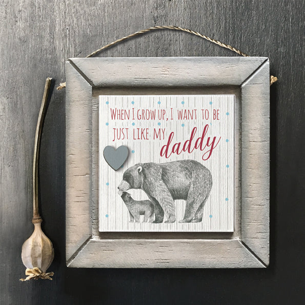 Daddy Bear Sign