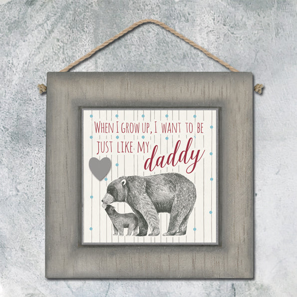 Daddy Bear Sign