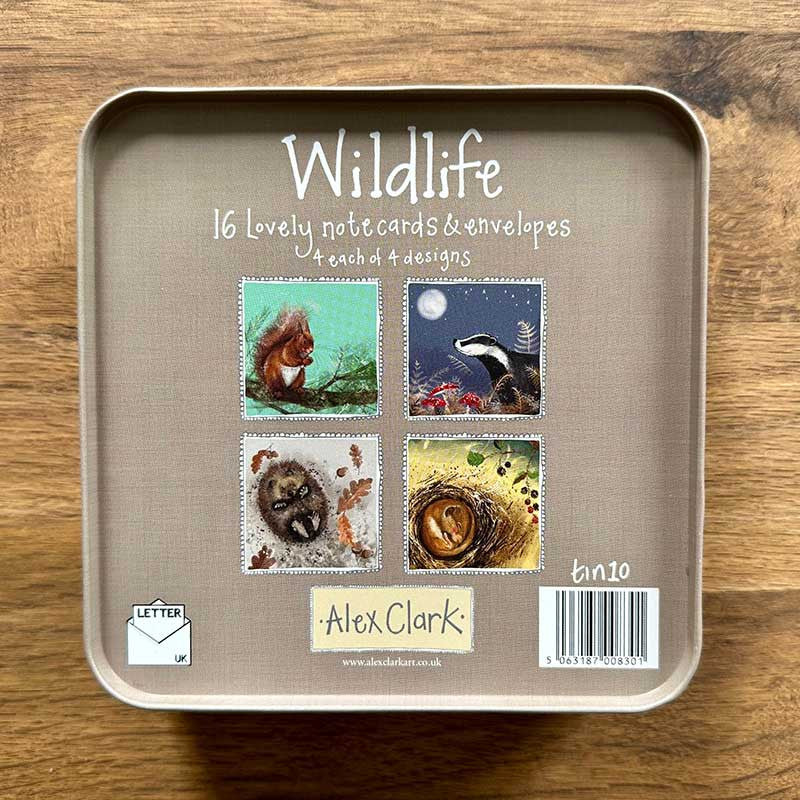 Wildlife Notecard Tin