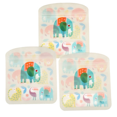 Wild Wonders Reusable Snack Bags (Set Of 3)