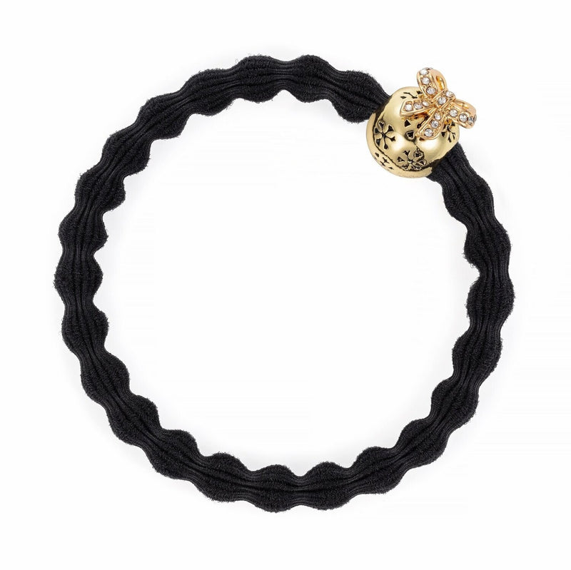 Black Bauble & Bow Hairband