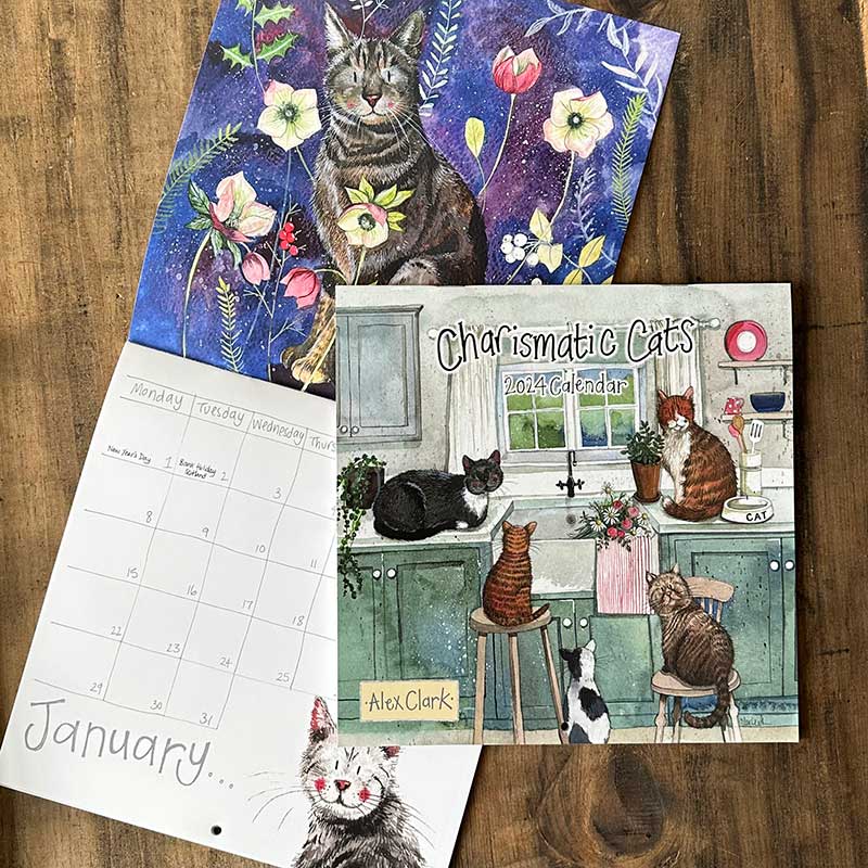 Charismatic Cats 2024 Calendar