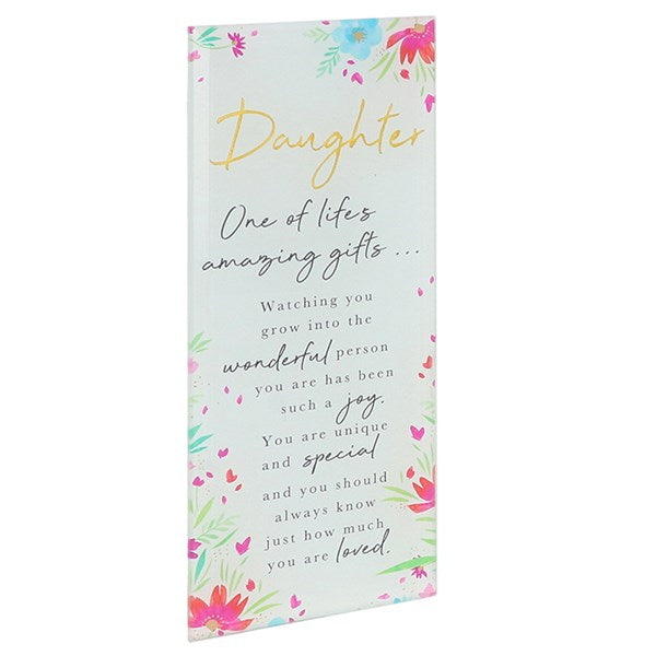 Daughter Sentiment Plaque