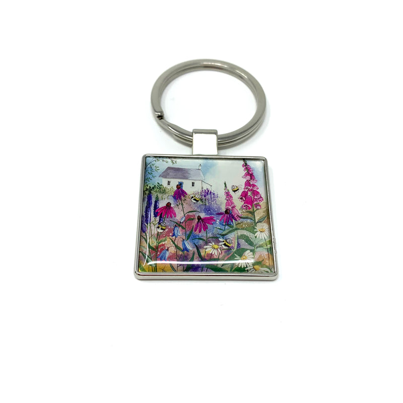 Bee Garden Keyring