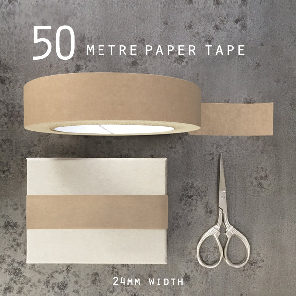 Fifty Metres Plain Brown Tape