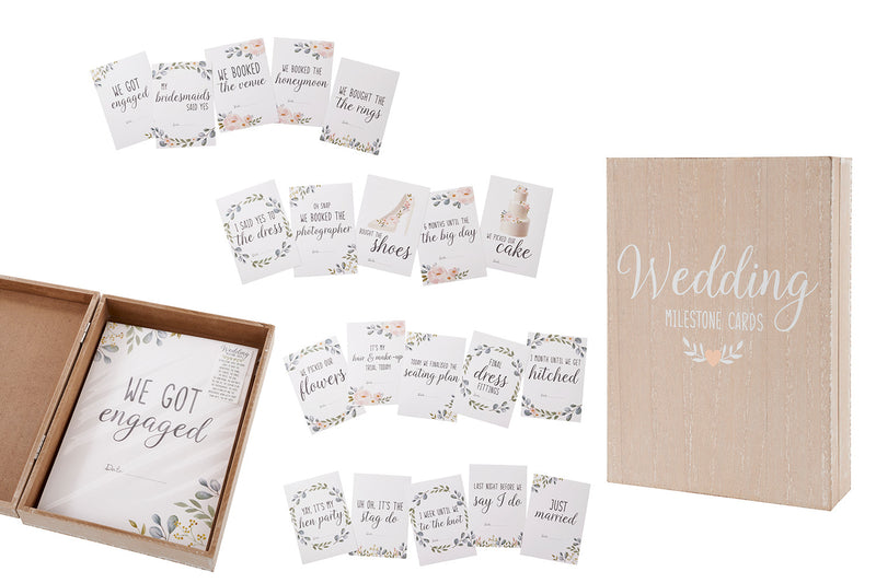 Wedding Milestone Cards