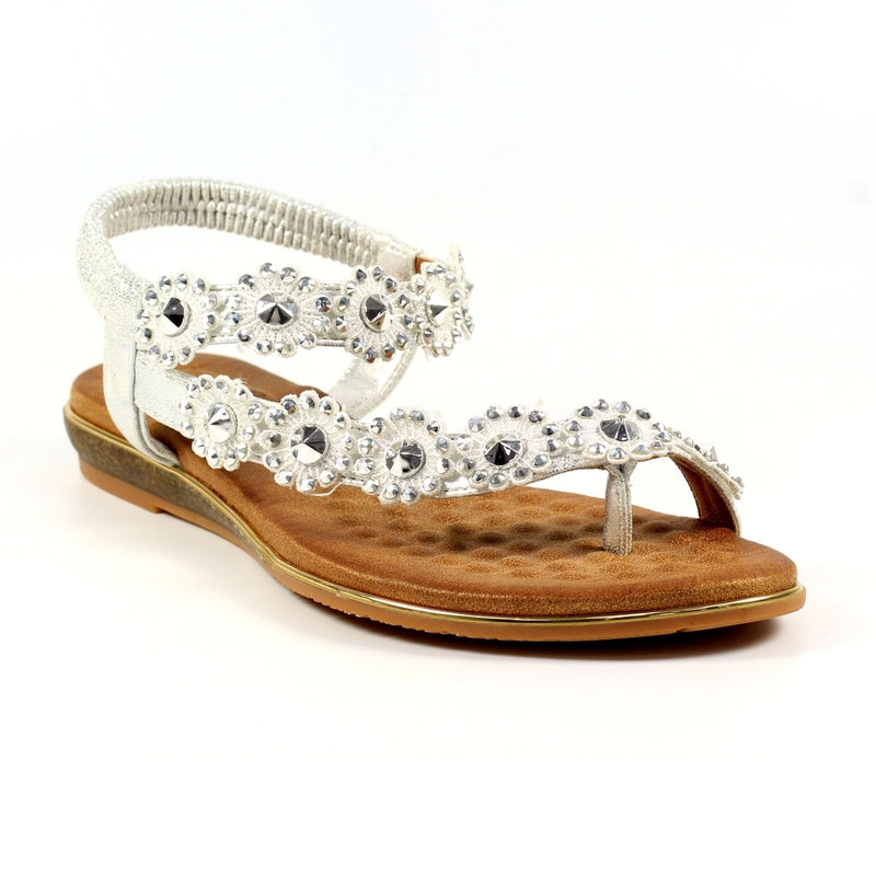 Charlotte Sandal Silver