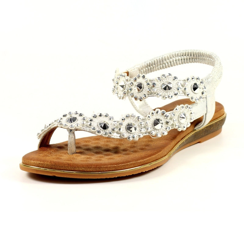 Charlotte Sandal Silver