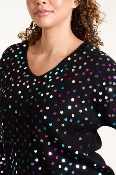 Sparkle Sequin Jumper - Two Colours Available