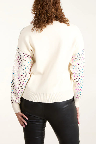 Sparkle Sequin Jumper - Two Colours Available