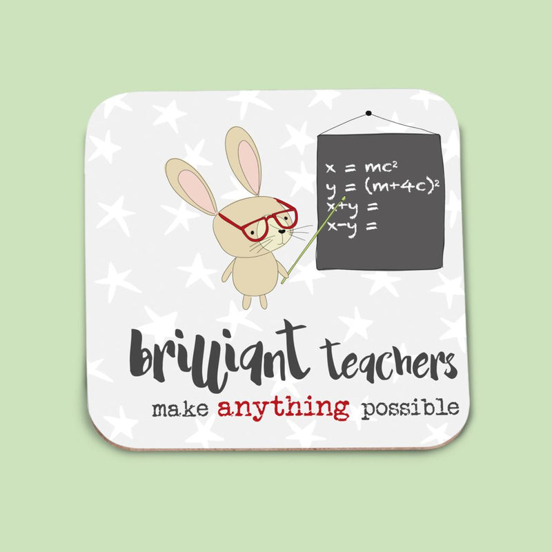 Brilliant Teacher Coaster