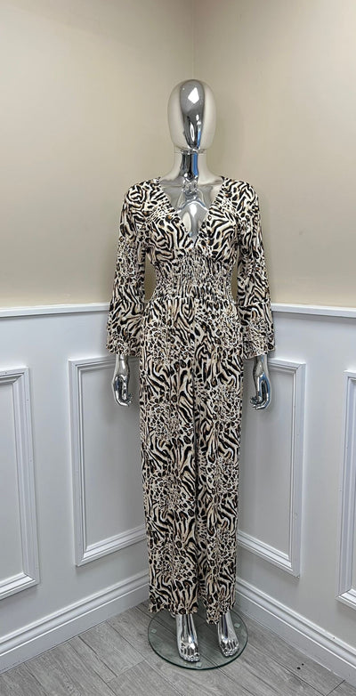 Katie Animal Print Jumpsuit - More Colours Available