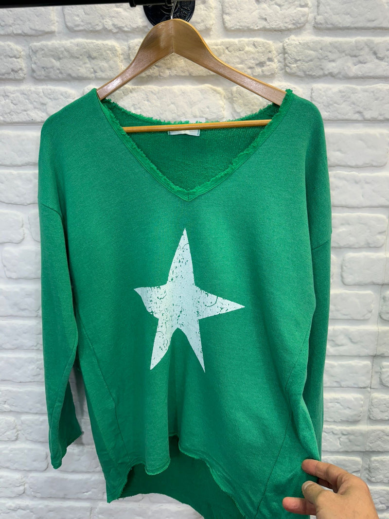 Star Sweatshirt - More Colours Available