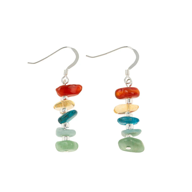 Semi-Precious Gem Earrings