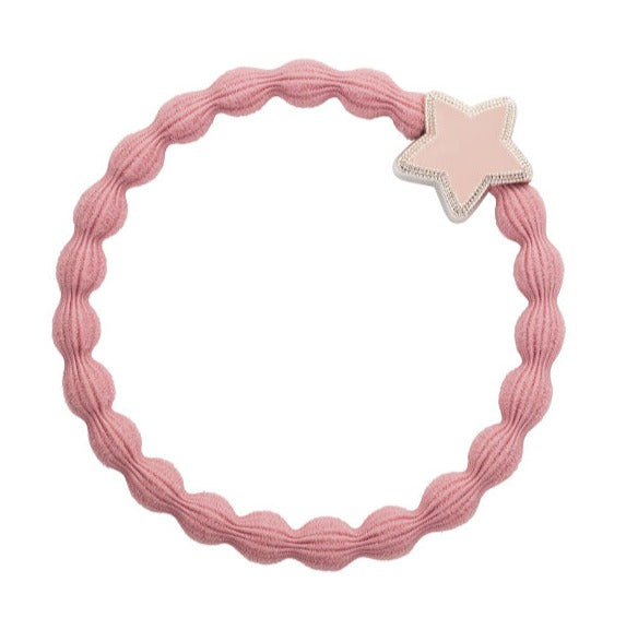 Pink Enamel Silver Star Hairband