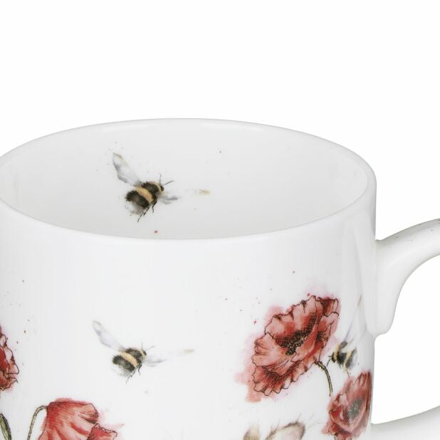 Let It Bee Poppy Rabbit Mug