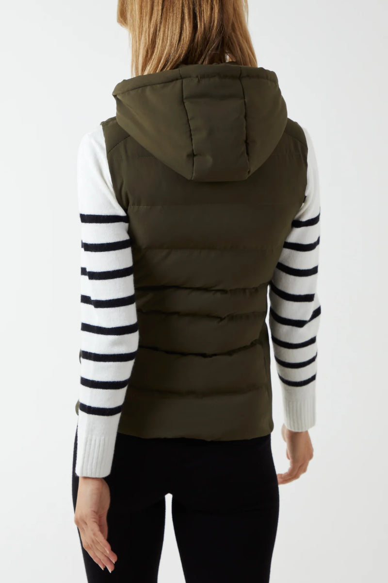 Poppy Padded Short Gilet