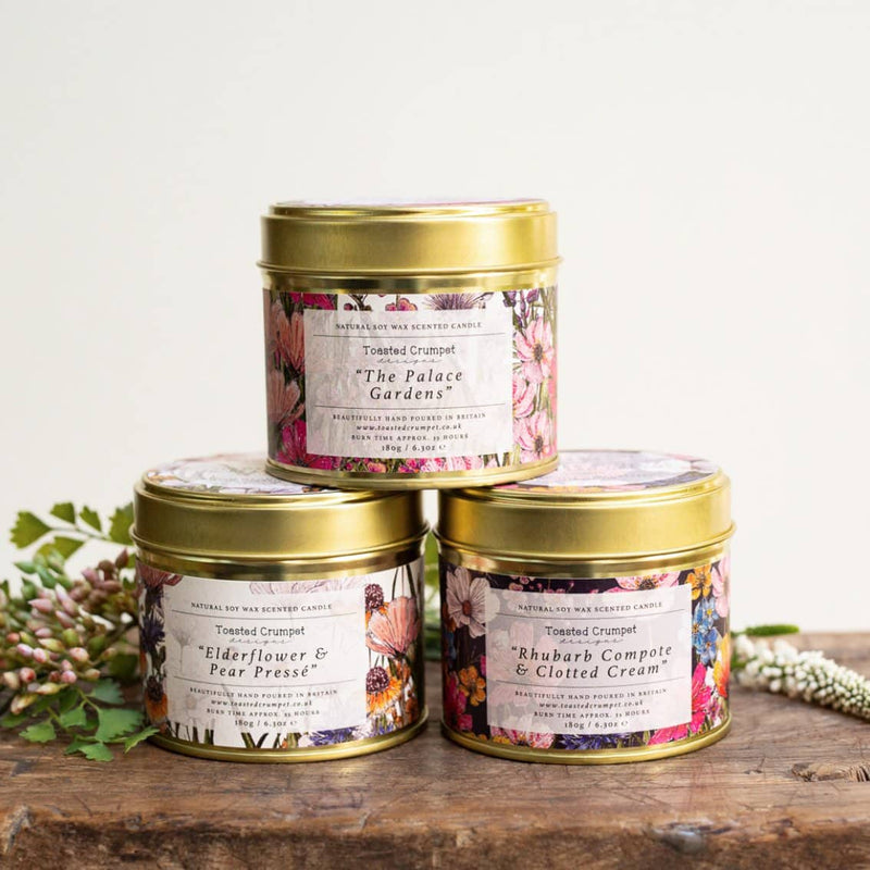 Rhubarb Compote & Clotted Cream Candle