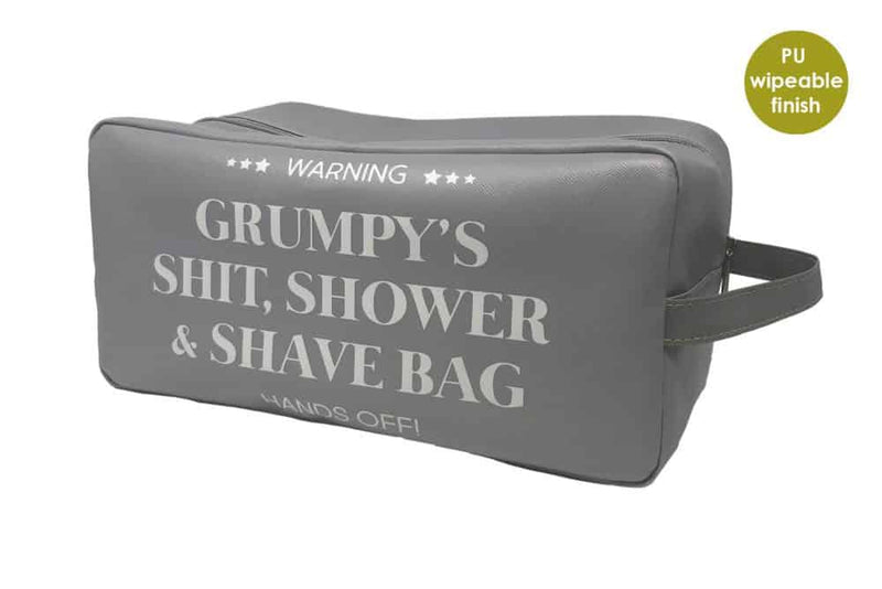 Grumpy Man Wash Bag