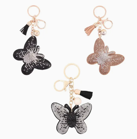 Butterfly Keyring