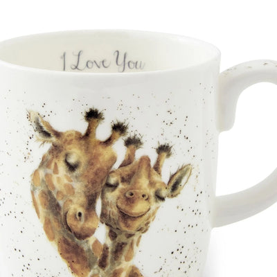 Wrendale Giraffe I Love You Large Mug