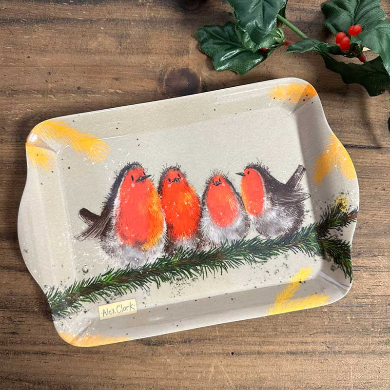 Robins Christmas Scatter Tray