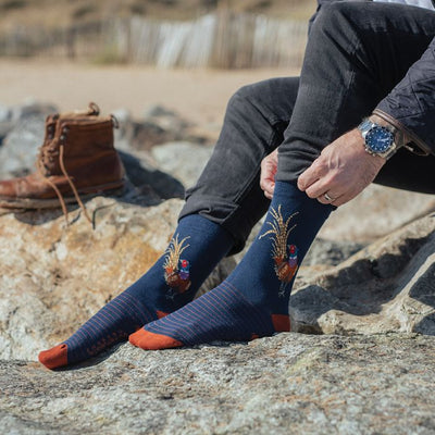 Pheasant Men's Bamboo Socks