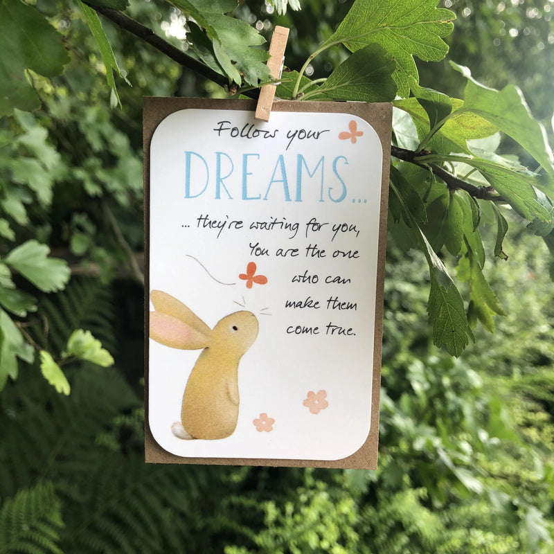 Follow Your Dreams Keepsake Card