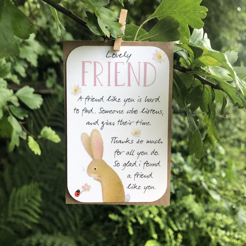 Lovely Friend Keepsake Card