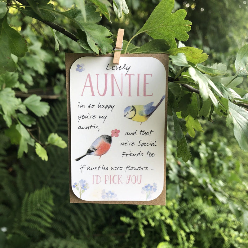 Auntie Keepsake Card