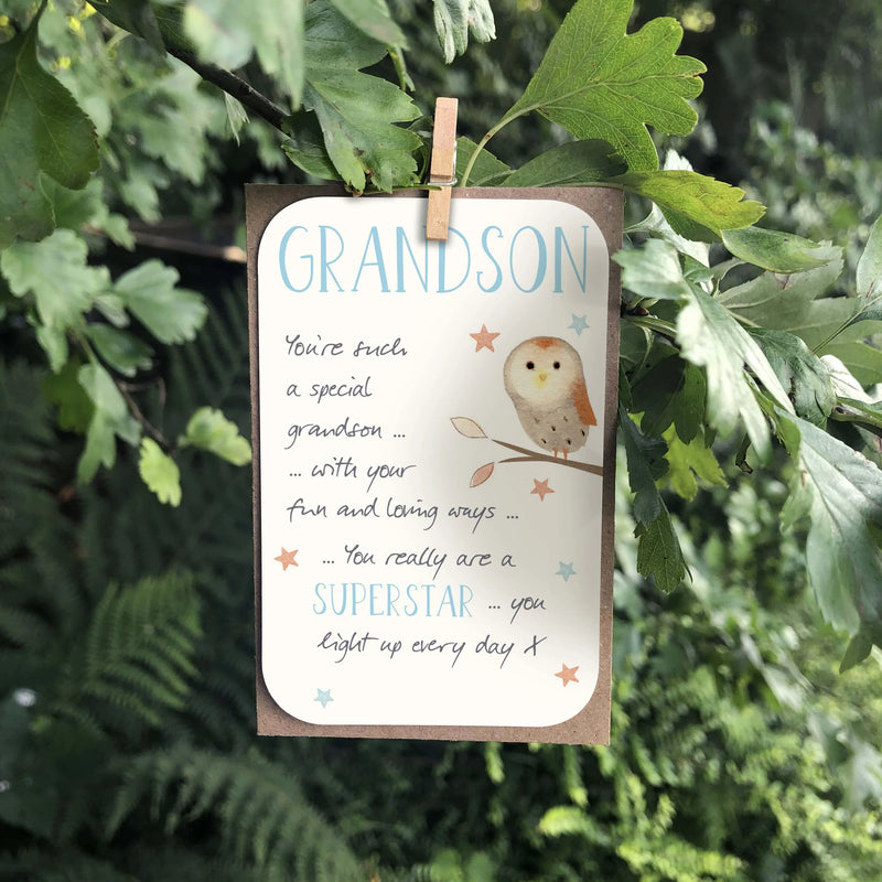 Grandson Keepsake Card