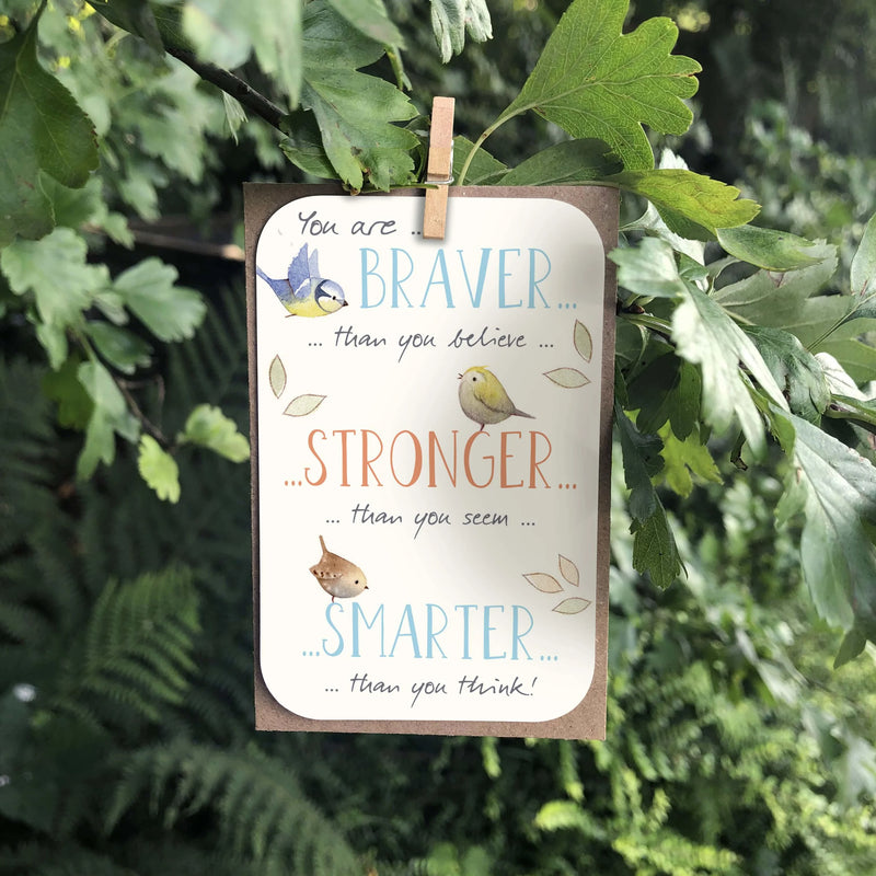 Braver, Stronger Keepsake Card