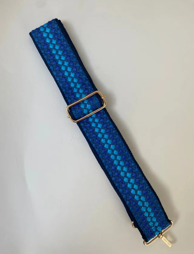 Blue Spots Bag Strap