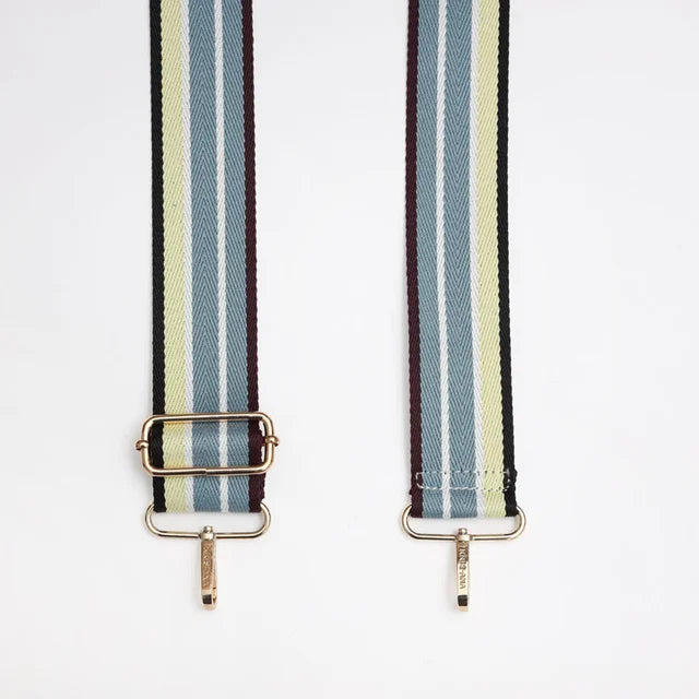 Black & Blue Stripe Bag Strap