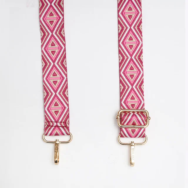 Pink Triangles Bag Strap