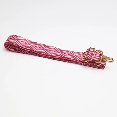 Pink Triangles Bag Strap