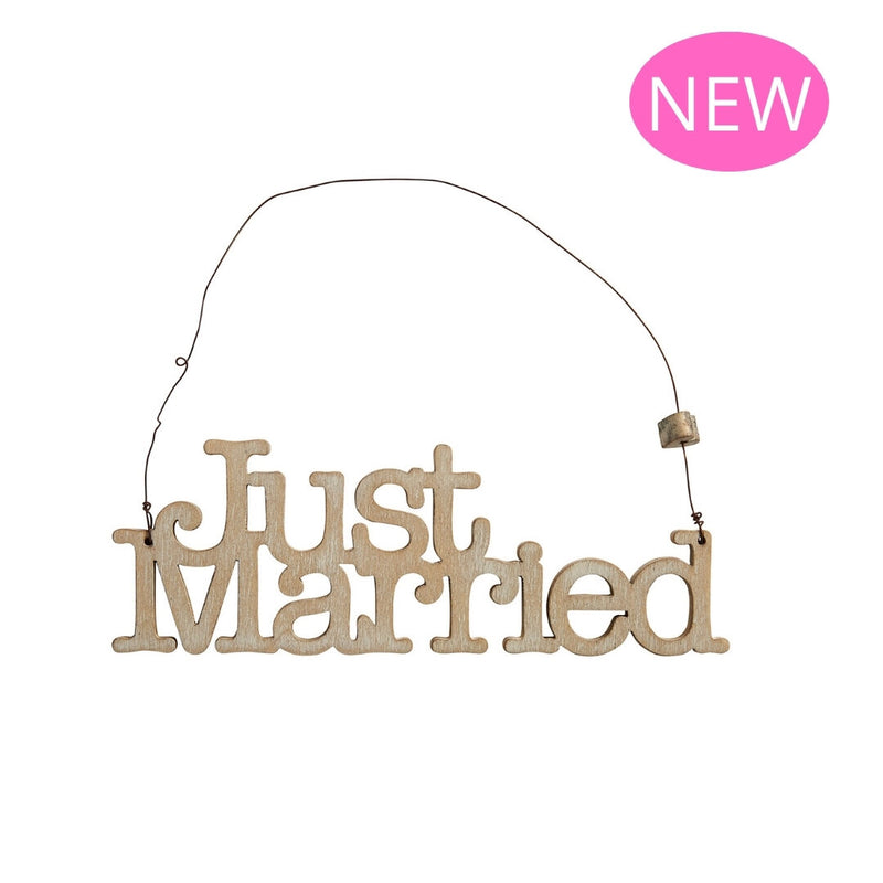 Just Married Sign