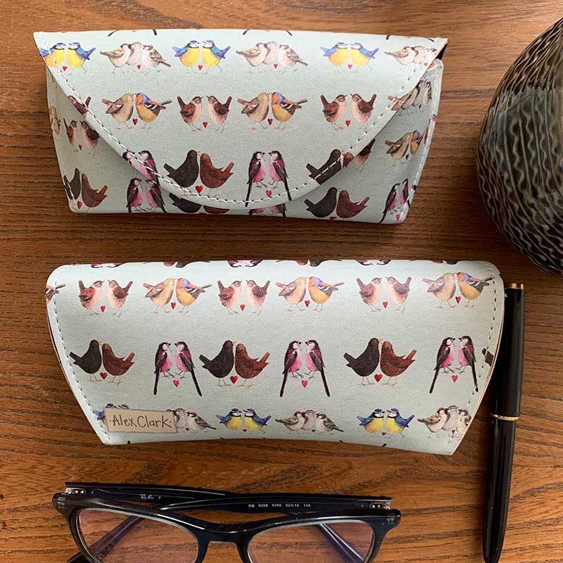 Brilliant Birds Glasses Case