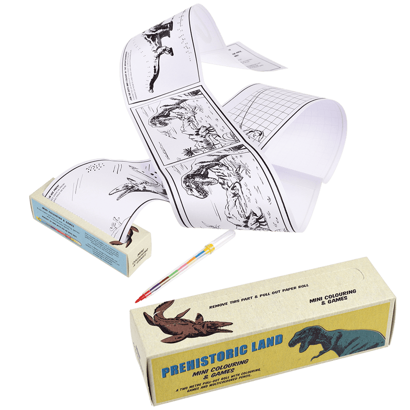 Prehistoric Land Mini Colouring & Games