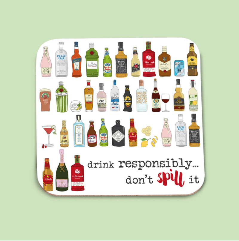 Drink Responsibly Coaster