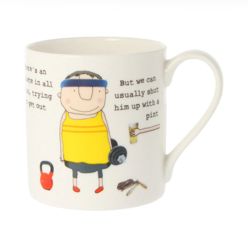 Athlete In All Of Us Mug