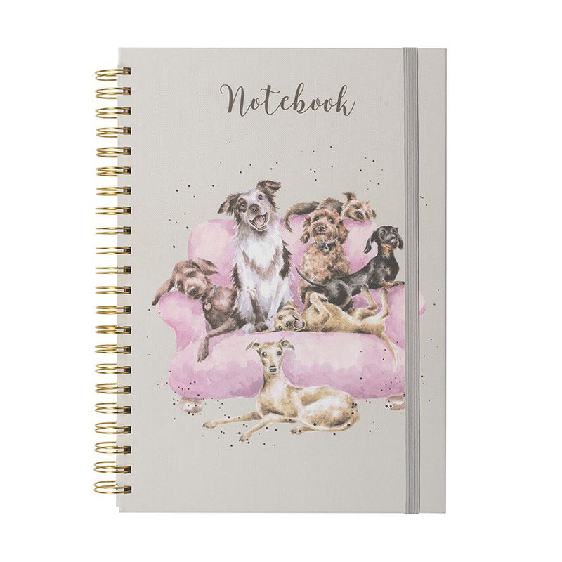 Movie Night Dog A4 Notebook